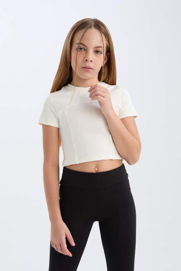 Resim Defacto Kız Çocuk  T-shirt D9789A8/ER99