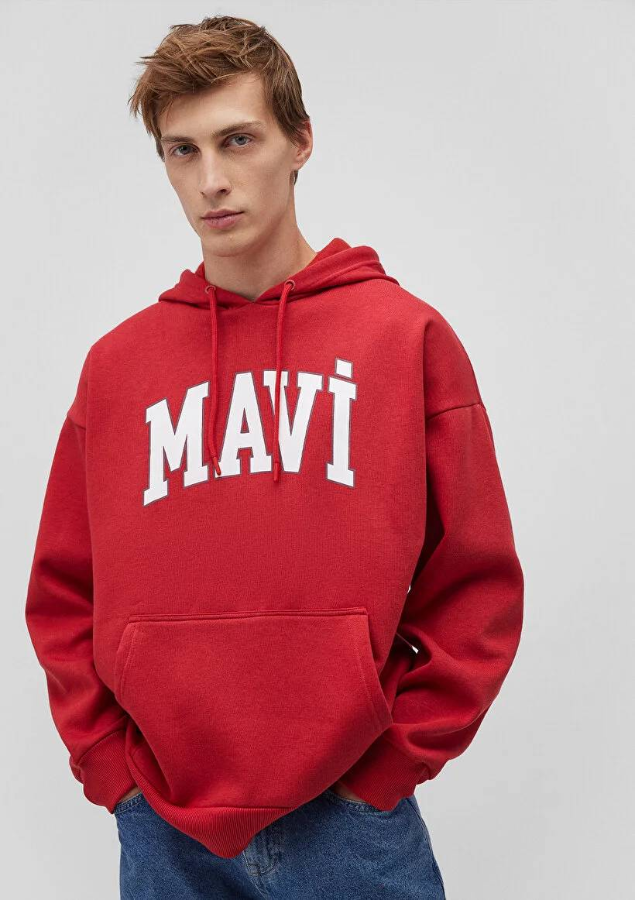 Resim Mavi Erkek Sweat