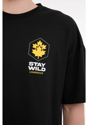 Resim Lumberjack Erkek T-shirt