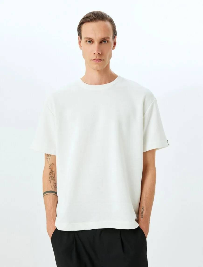 Resim Koton Erkek T-shirt 5SAM10051HK