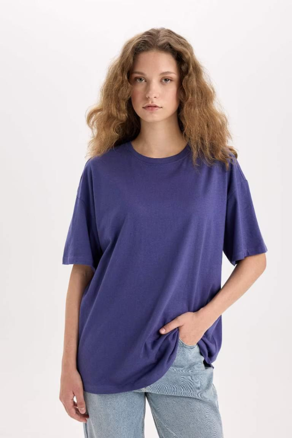 Resim Defacto Kadın Kısa Kol T-shirt V4136AZ/PR160