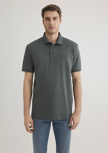 Resim Mavi Polo Erkek T-Shirt M0612520-71598