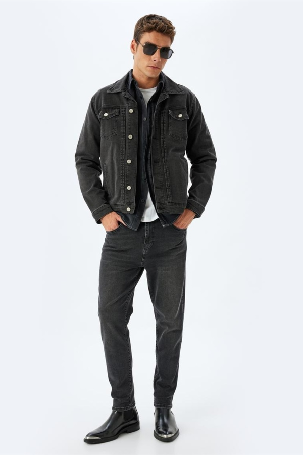 Resim Koton Erkek Jean Pantolon 6Wam40069Nd