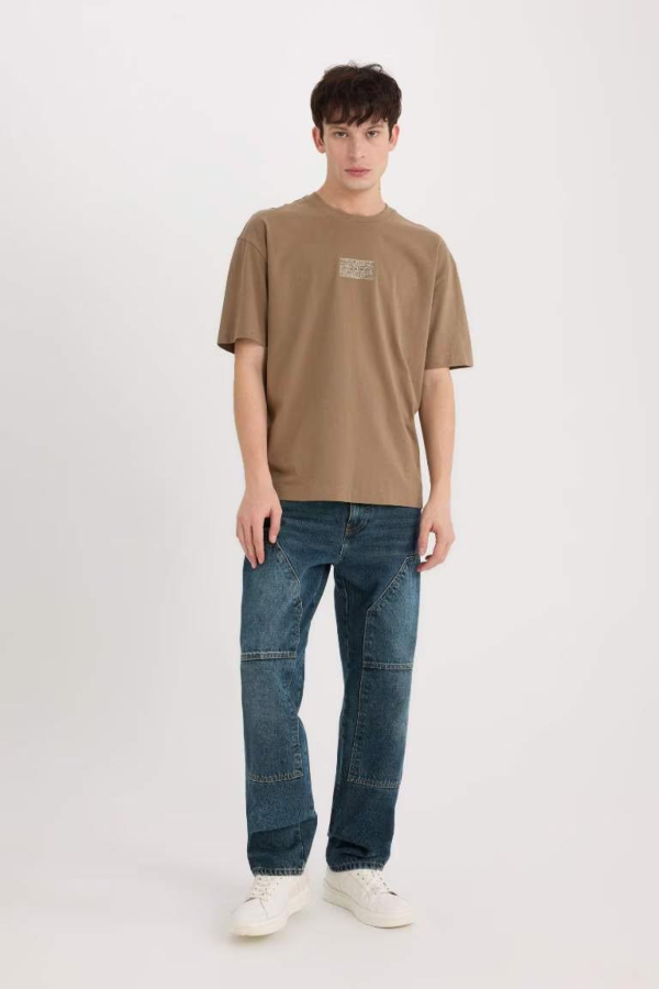 Resim Defacto Erkek  T-shirt D9347AX/BN229