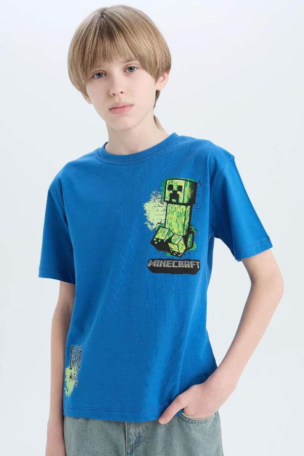 Resim Defacto Erkek Çocuk Kısa Kol T-shirt D9561A8/BE776