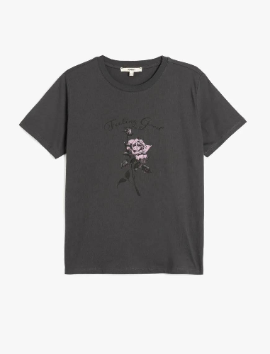 Resim Koton Kadın T-shirt 5SAK50137EK