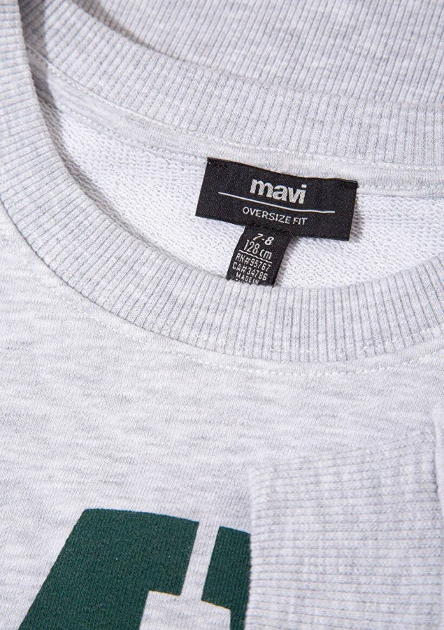 Resim Mavi Mv Logo Erkek Çocuk Sweat M6S10054-88467