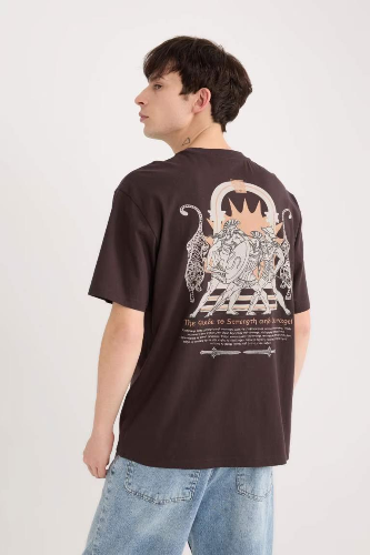 Resim Defacto Erkek  T-shirt D9345AXBN337