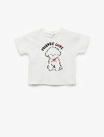 Resim Koton Kız Bebek T-shirt 5SMG10144AK