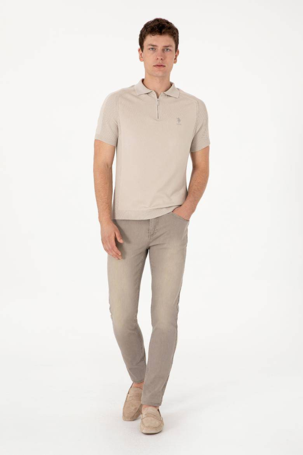 Resim U.S. Polo Assn Erkek Triko T-shirt 2100084 Helın-K
