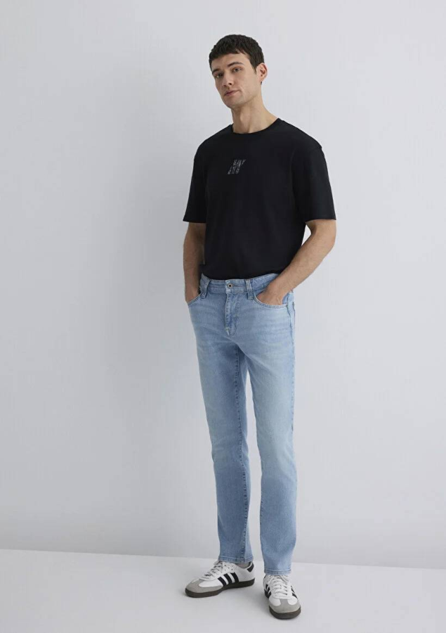Resim Mavi Skinny Erkek  Jean Pantolon M0042289803