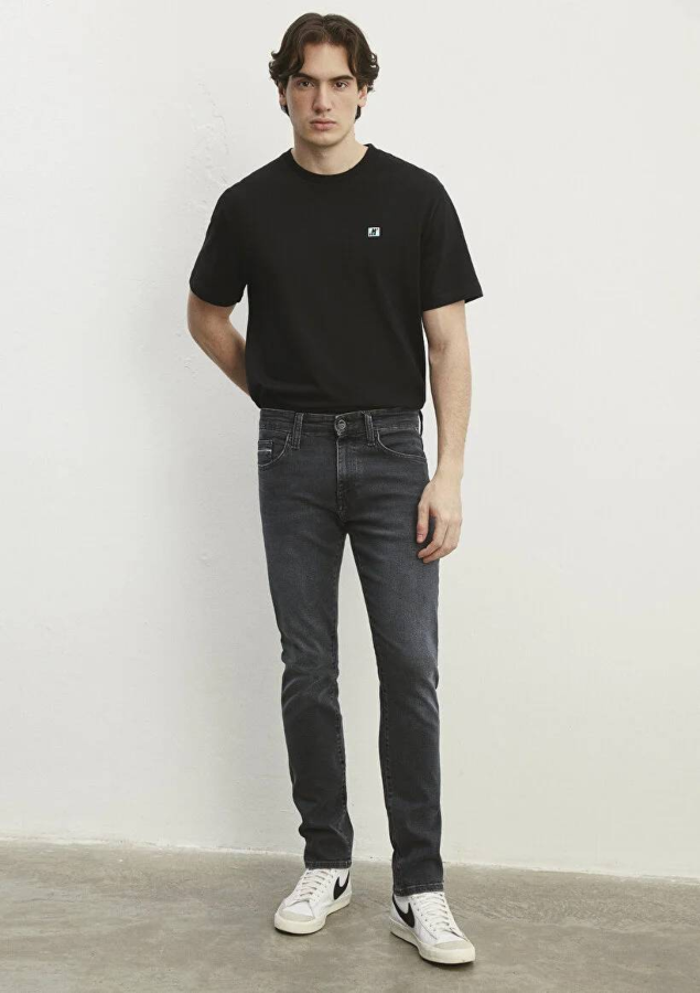 Resim Mavi JAKE Erkek Jean Pantolon M0042286535
