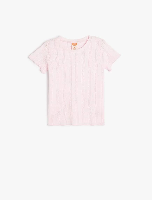 Resim Koton Kız Bebek T-shirt 5SMG10116AK