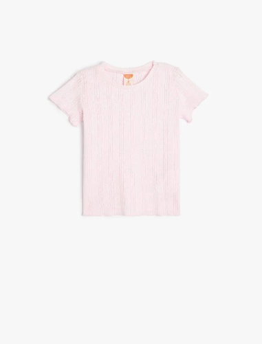 Resim Koton Kız Bebek T-shirt 5SMG10116AK
