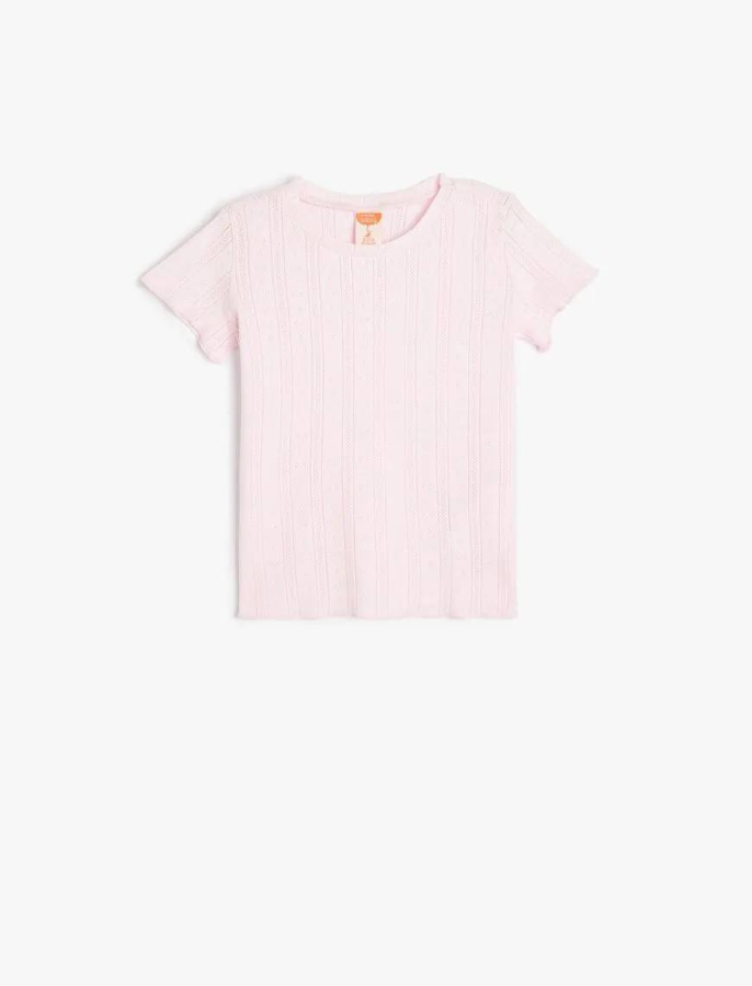 Resim Koton Kız Bebek T-shirt 5SMG10116AK