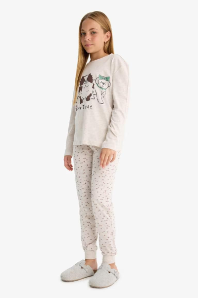 Resim Defacto Kız Çocuk  Sweat Takım F1084A8/BG745
