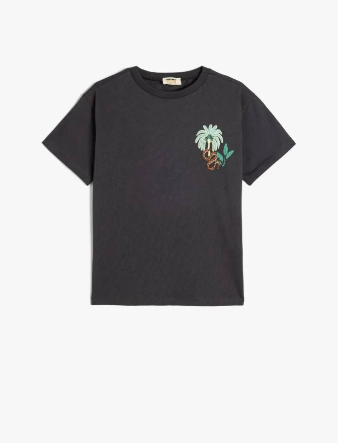 Resim Koton Erkek Çocuk T-shirt 5SKB10043TK