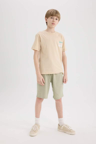 Resim Defacto Erkek Çocuk Kısa Kol T-shirt E5082A8BG663
