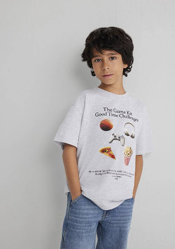 Resim Mavi Urban Racer Erkek Çocuk T-shirt M6610364-70057