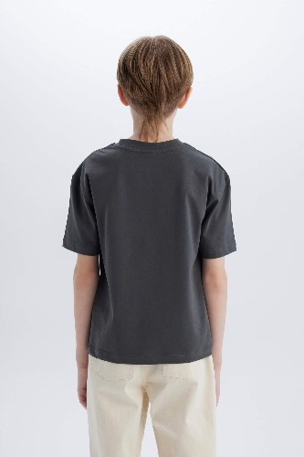 Resim Defacto Erkek Çocuk Kısa Kol T-shirt B6165A8AR213