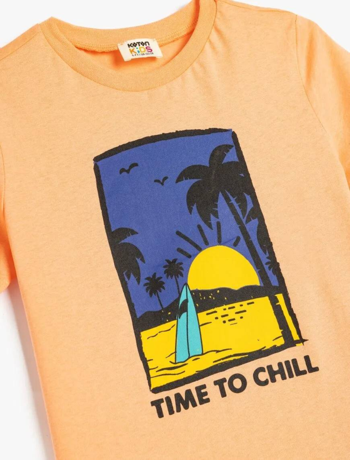 Resim Koton Erkek Çocuk T-shirt 5SKB10075TK