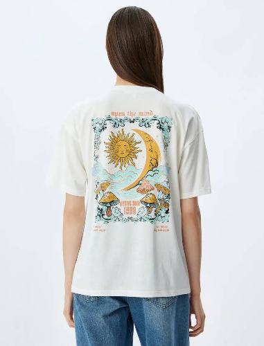 Resim Koton Kadın T-shirt 5SAL10181IK