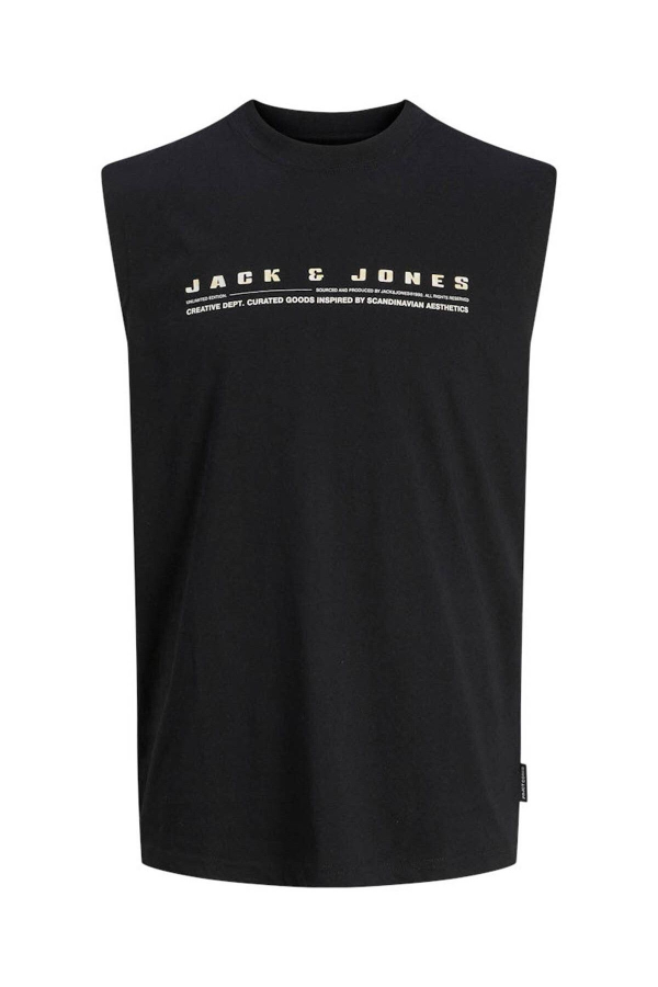 Resim Jack & Jones Jcorecharge Front Brandıng Tank Top Erkek T-shirt 12274740