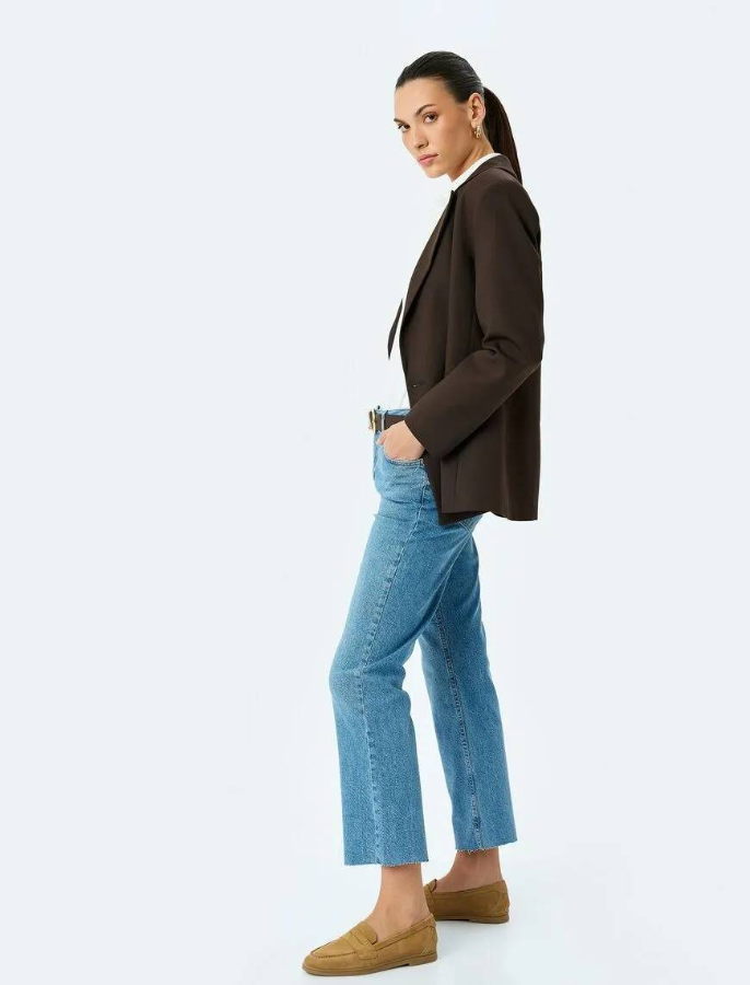 Resim Koton Kadın Jean Pantolon 5SAL40055MD
