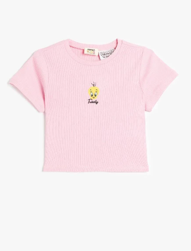 Resim Koton Kız Çocuk Kısa Kol T-shirt 5SKG10099AK