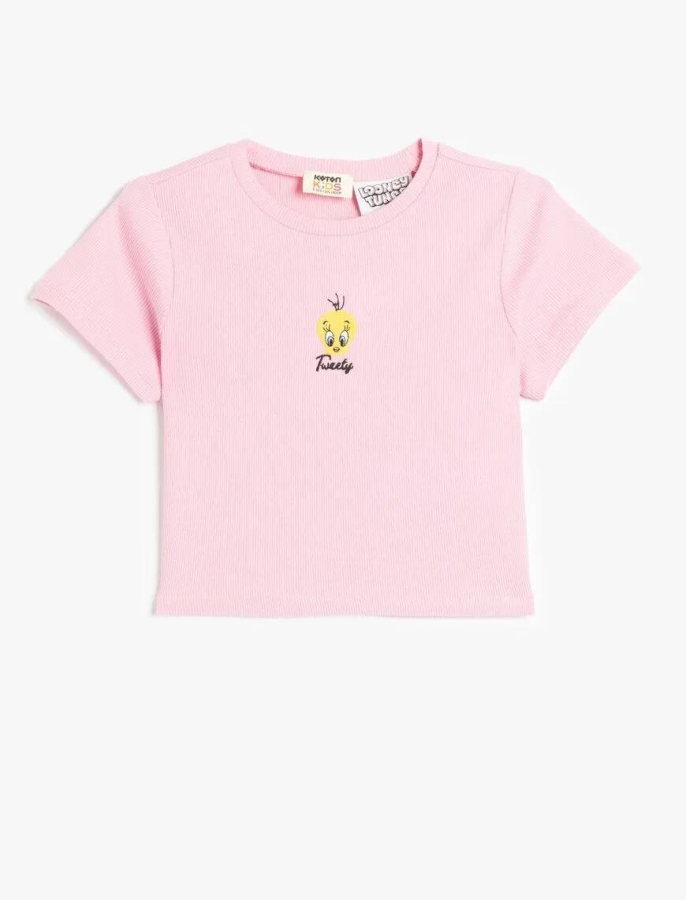 Resim Koton Kız Çocuk Kısa Kol T-shirt 5SKG10099AK