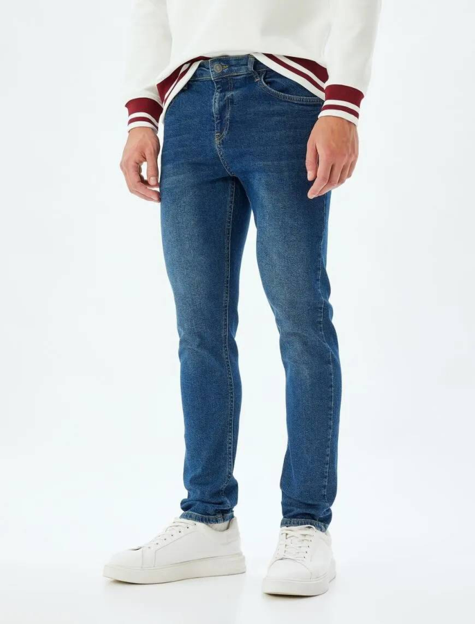 Resim Koton Erkek Jean Pantolon 5WAM40076ID