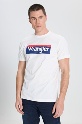 Resim Wrangler Big Logo Erkek T-shirt W7H4D3737
