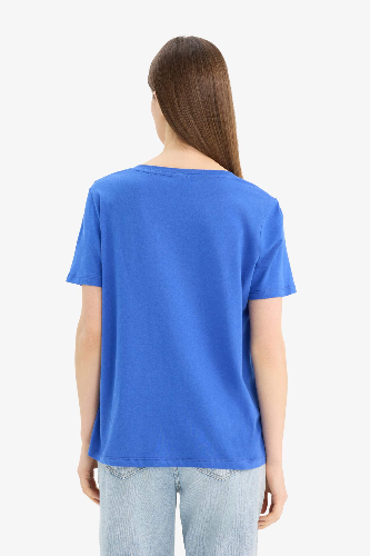 Resim Defacto Kadın Kısa Kol T-shirt W9578AZBE46