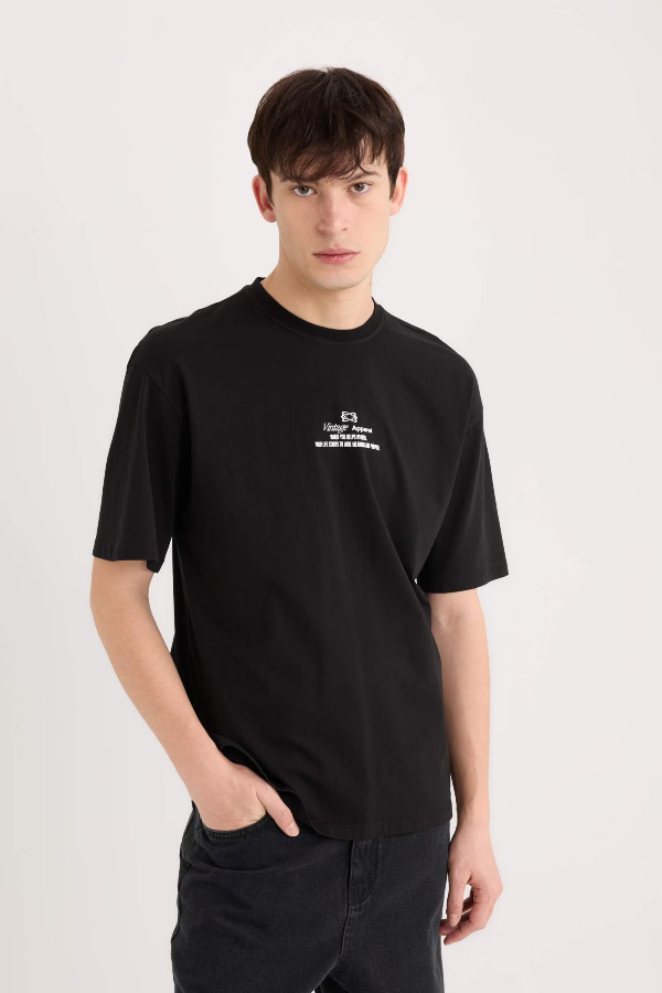 Resim Defacto Erkek  T-shirt D5571AXBK81