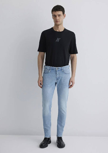 Resim Mavi Skinny Erkek Jean Pantolon M0042481969