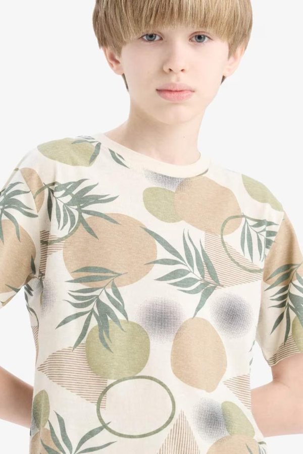 Resim Defacto Erkek Çocuk Kısa Kol T-shirt D9289A8/BG33