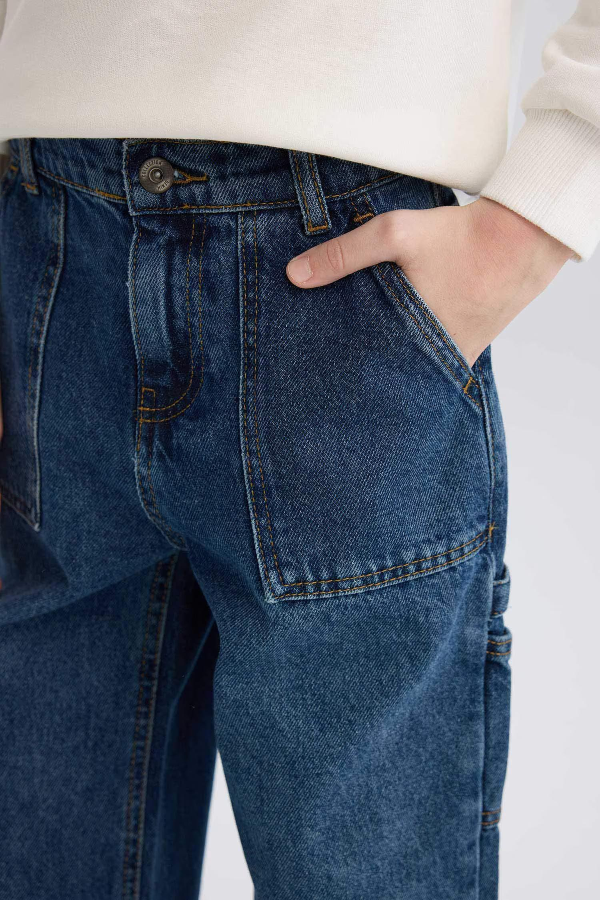 Resim Defacto Erkek Çocuk  Jean Pantolon D6817A8NM34