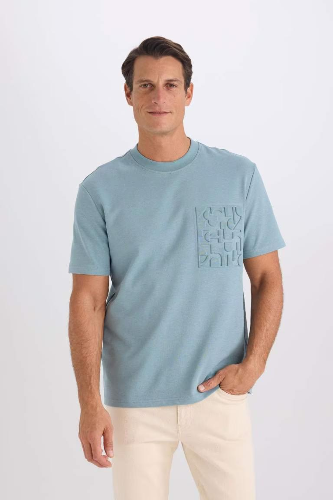 Resim Defacto Erkek  T-shirt D8923AXBE380