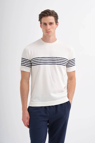 Resim Cazador Erkek Triko T-shirt 3040