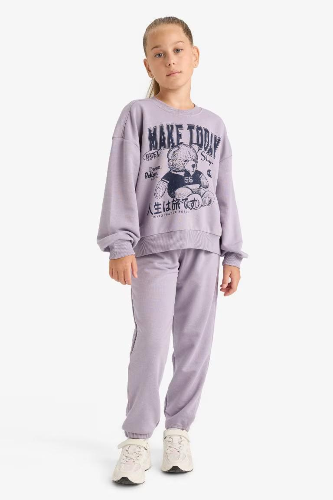 Resim Defacto Kız Çocuk  Sweat Takım E6416A8/PR314