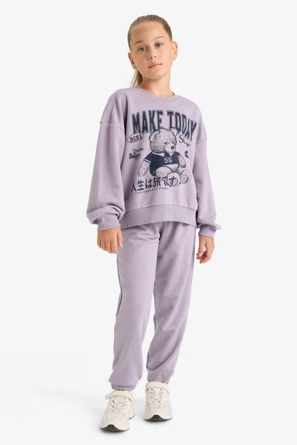 Resim Defacto Kız Çocuk  Sweat Takım E6416A8/PR314