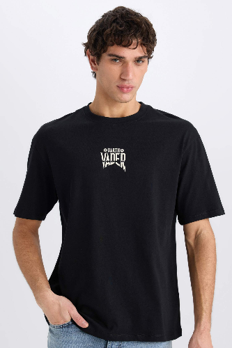 Resim Defacto Erkek  T-shirt D6786AXBK81