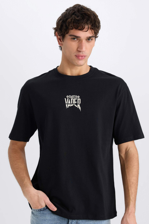 Resim Defacto Erkek  T-shirt D6786AXBK81