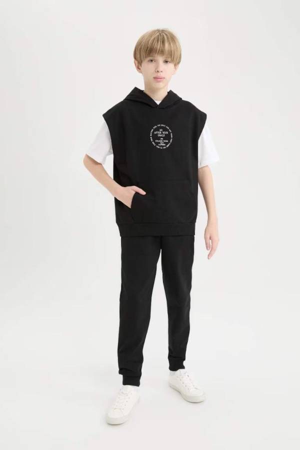 Resim Defacto Erkek Çocuk  Sweat Takım D8572A8/BK81