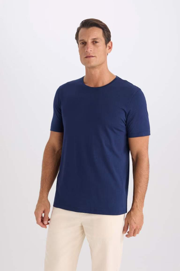 Resim Defacto Erkek  T-shirt M6606AZ/NV241