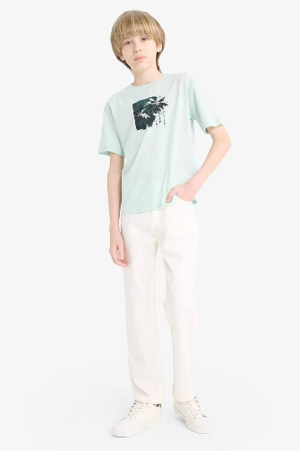 Resim Defacto Erkek Çocuk Kısa Kol T-shirt E4168A8GN1114