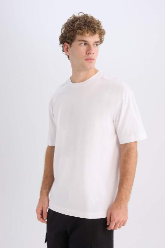 Resim Defacto Erkek  T-shirt D6070AXWT34