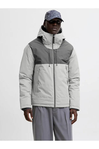 Resim Jack & Jones Jcounion Light Padded Blocking Jacket Erkek Mont 12285586
