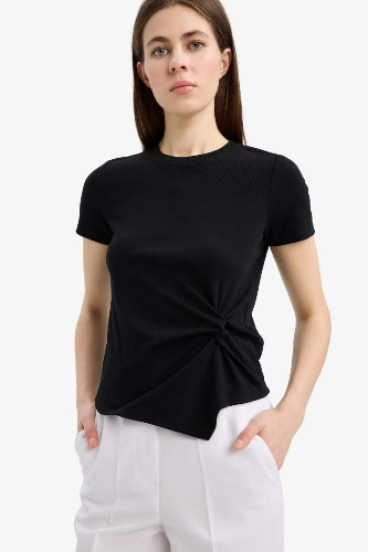 Resim Defacto Kadın T-shirt F0366AX/BK81