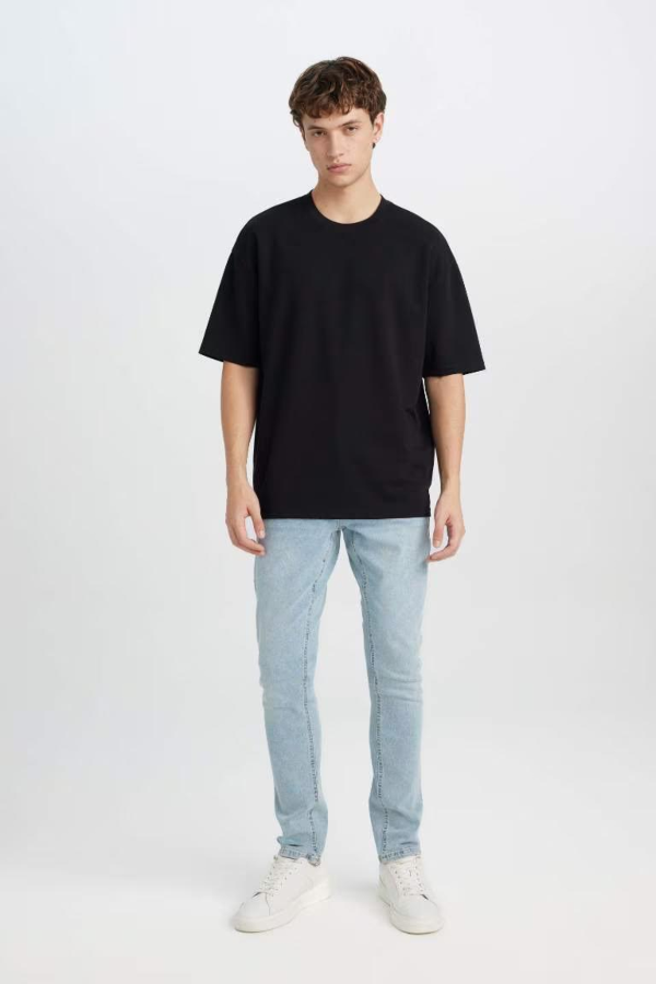 Resim Defacto Erkek  T-shirt X3926AZBK81